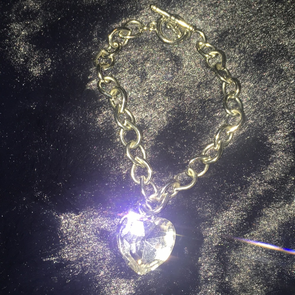 Faux silver bracelet